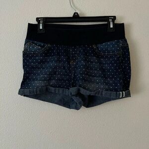 Planet Motherhood light blue Women shorts size M